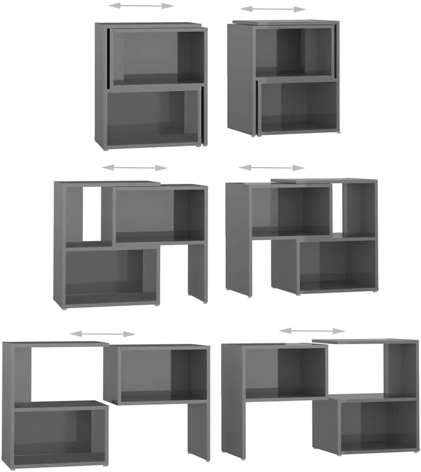 TV staliukas Televizoriaus spintelė, pilka, 104x30x52cm, apdirbta mediena
