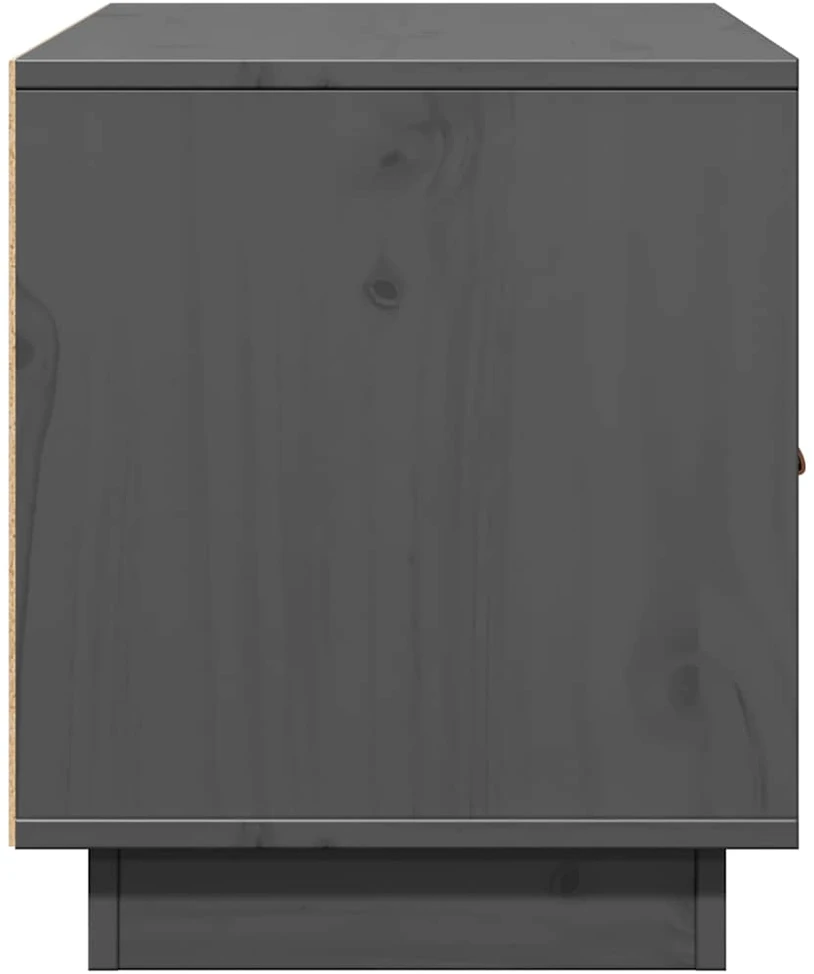 TV staliukas Televizoriaus spintelė, pilka, 80x34x40cm, pušies masyvas