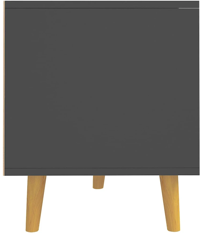 TV staliukas Televizoriaus spintelė, pilka, 90x40x48,5cm, apdirbta mediena