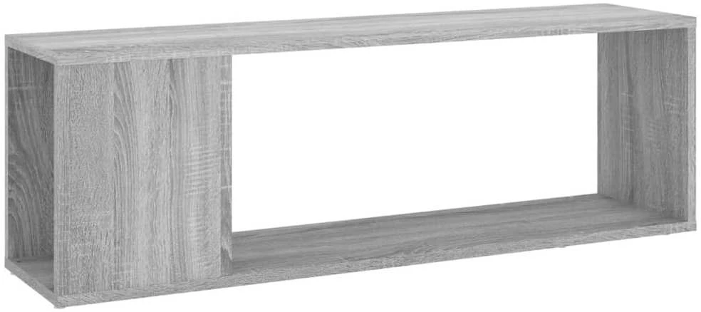 TV staliukas Televizoriaus spintelė, pilka ąžuolo, 100x24x32cm, mediena