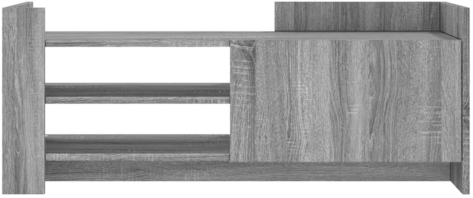 TV staliukas Televizoriaus spintelė, pilka ąžuolo, 100x35x40cm, mediena
