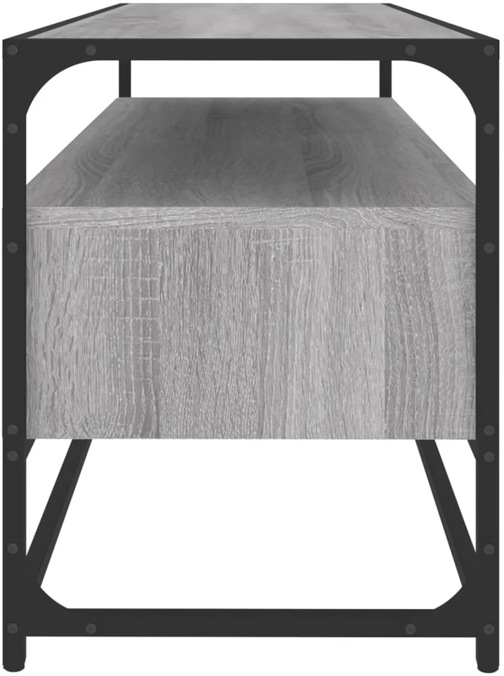TV staliukas Televizoriaus spintelė, pilka ąžuolo, 100x35x45cm, mediena