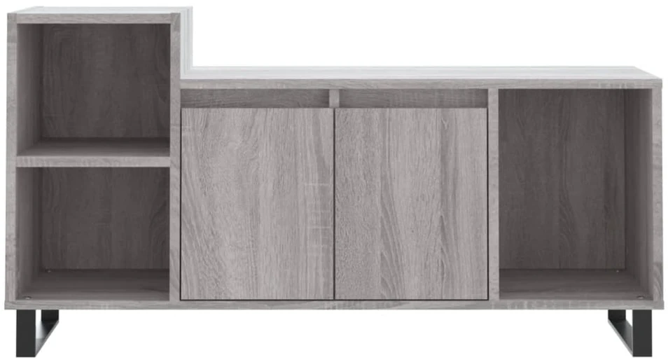 TV staliukas Televizoriaus spintelė, pilka ąžuolo, 100x35x55cm, mediena