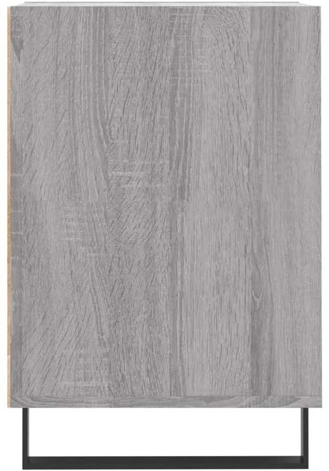 TV staliukas Televizoriaus spintelė, pilka ąžuolo, 100x35x55cm, mediena