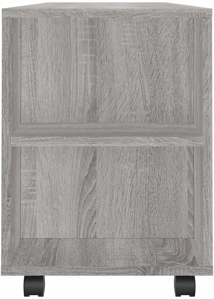 TV staliukas Televizoriaus spintelė, pilka ąžuolo, 102x34,5x43cm, mediena