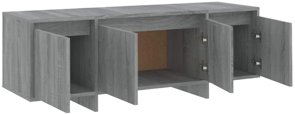 TV staliukas Televizoriaus spintelė, pilka ąžuolo, 120x30x40,5cm, MDP