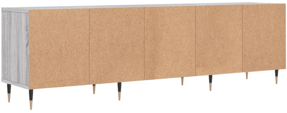 TV staliukas Televizoriaus spintelė, pilka ąžuolo, 150x30x44,5cm, mediena