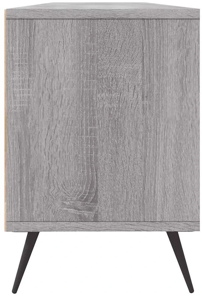 TV staliukas Televizoriaus spintelė, pilka ąžuolo, 150x30x44,5cm, mediena