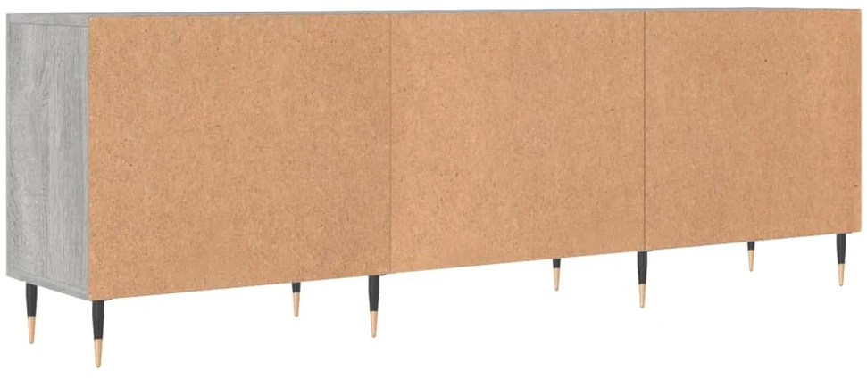 TV staliukas Televizoriaus spintelė, pilka ąžuolo, 150x30x50cm, mediena