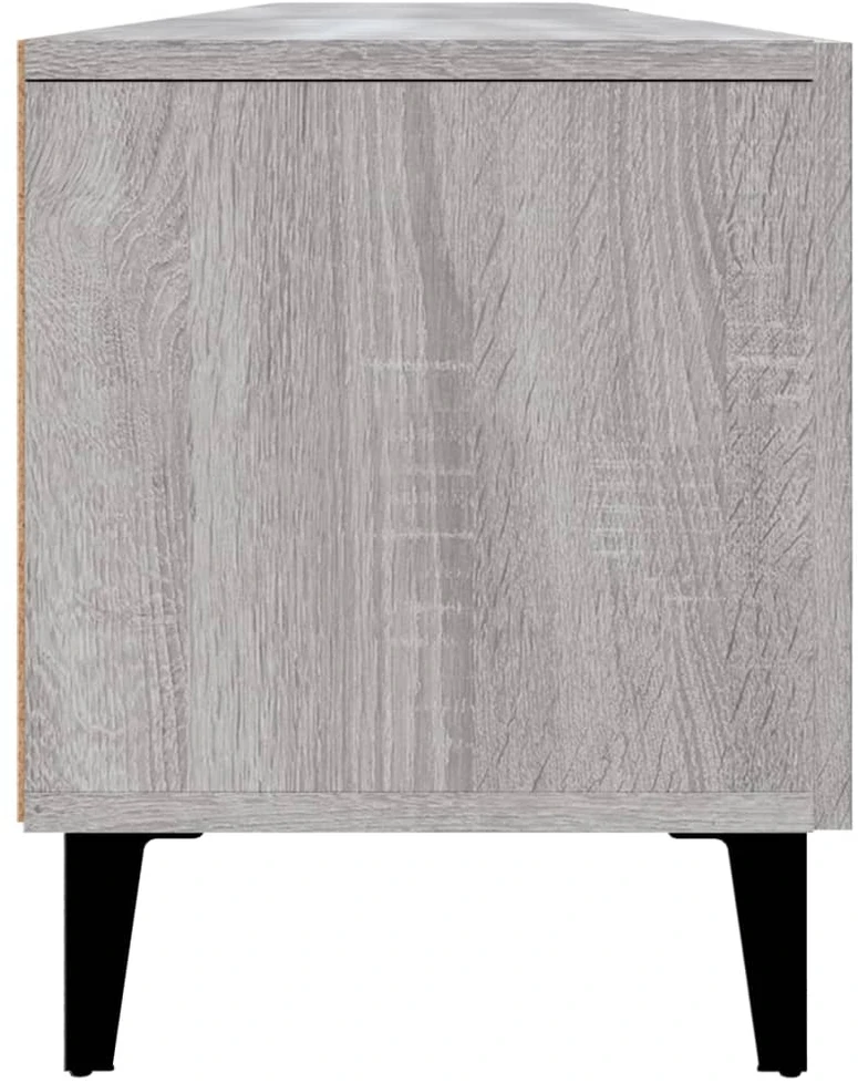 TV staliukas Televizoriaus spintelė, pilka ąžuolo, 180x31,5x40cm, mediena