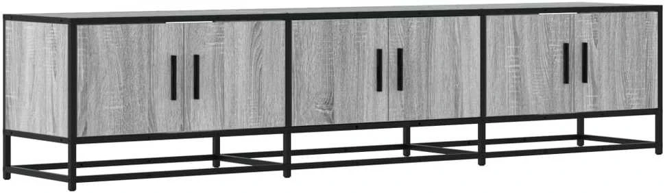 TV staliukas Televizoriaus spintelė, pilka ąžuolo, 180x35x41cm, mediena
