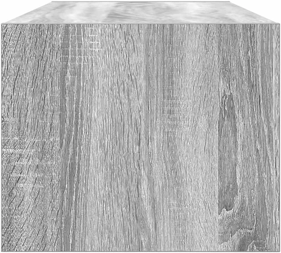 TV staliukas Televizoriaus spintelė, pilka ąžuolo, 80x31x25,5 cm, mediena