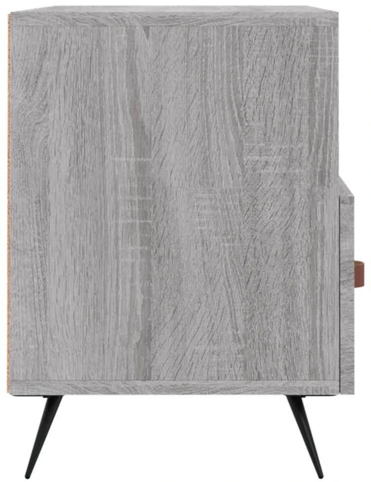 TV staliukas Televizoriaus spintelė, pilka ąžuolo, 80x36x50cm, mediena