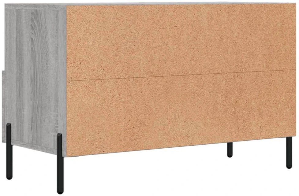 TV staliukas Televizoriaus spintelė, pilka ąžuolo, 80x36x50cm, mediena