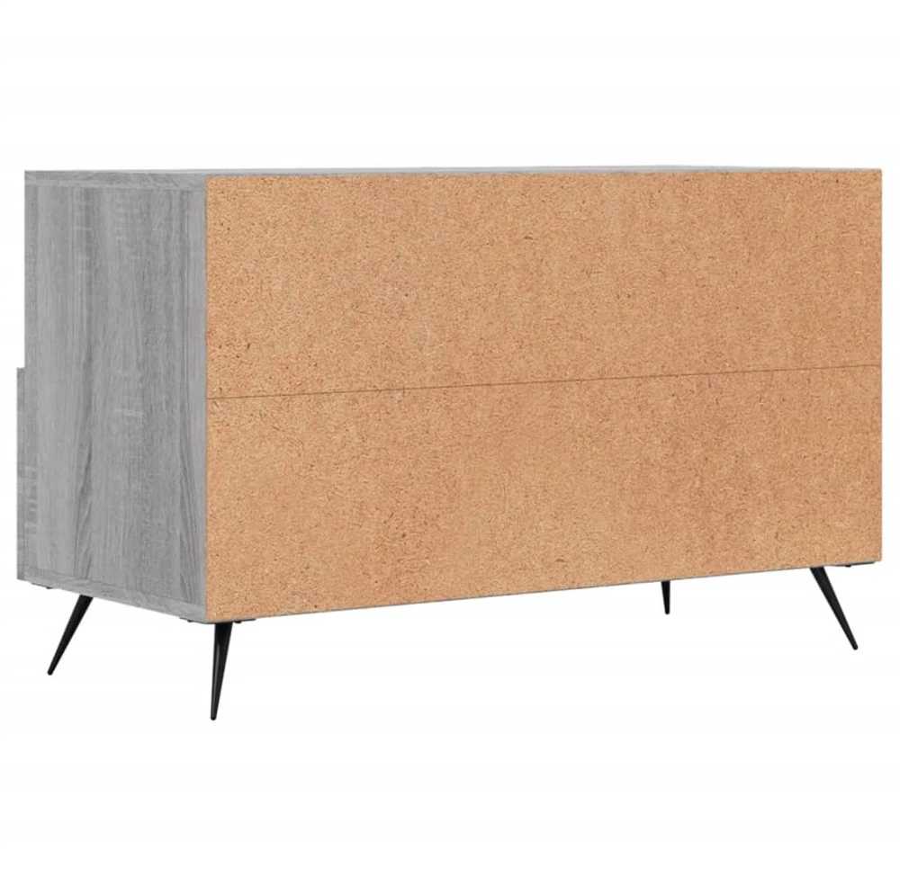 TV staliukas Televizoriaus spintelė, pilka ąžuolo, 80x36x50cm, mediena