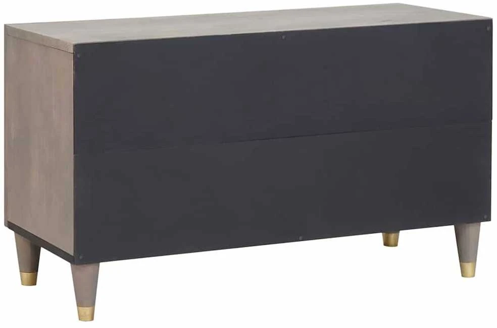 Televizoriaus spintelė Pilka 80 x 33 x 46 cm Kietas mango medis