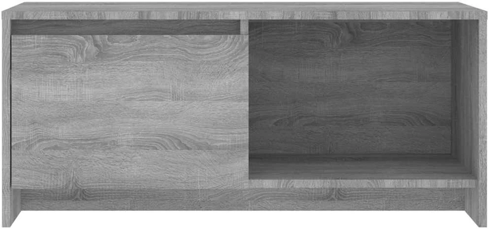 TV staliukas Televizoriaus spintelė, pilkos ąžuolo spalvos, 90x35x40cm, MDP