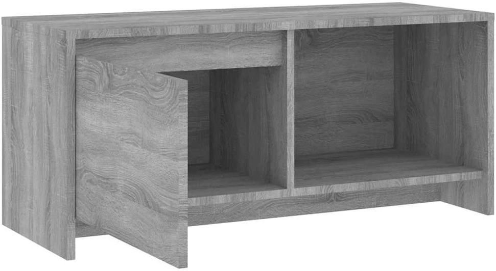TV staliukas Televizoriaus spintelė, pilkos ąžuolo spalvos, 90x35x40cm, MDP