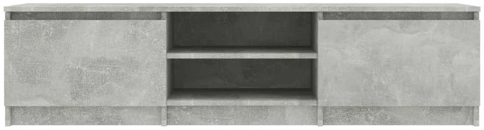 TV staliukas Televizoriaus spintelė, betono, 140x40x35,5cm, apdirbta mediena