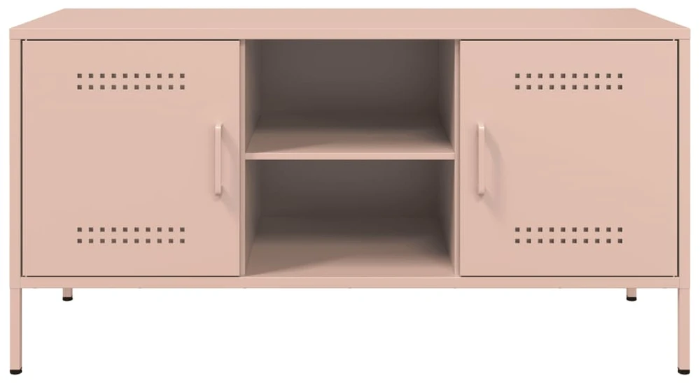 TV staliukas Televizoriaus spintelė, rožinė, 100,5x39x50,5cm, plienas