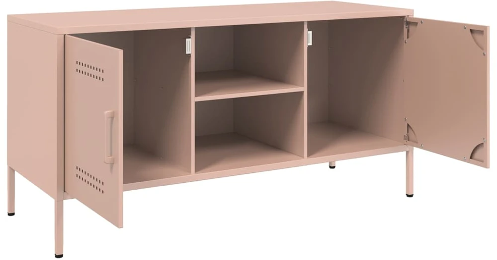 TV staliukas Televizoriaus spintelė, rožinė, 100,5x39x50,5cm, plienas