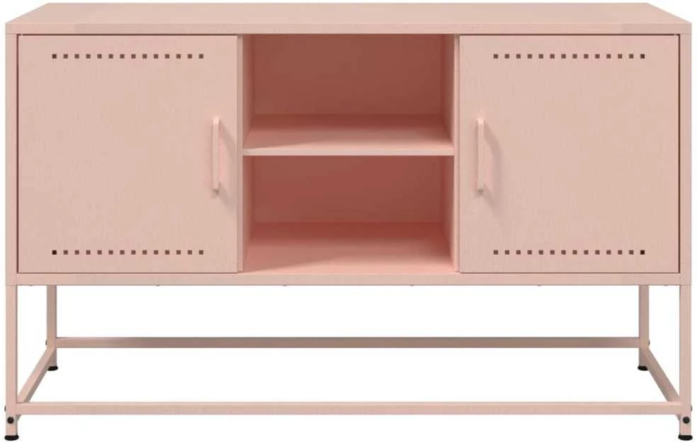 TV staliukas Televizoriaus spintelė, rožinė, 100,5x39x60,5cm, plienas