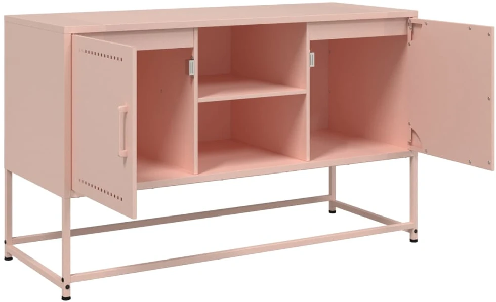 TV staliukas Televizoriaus spintelė, rožinė, 100,5x39x60,5cm, plienas