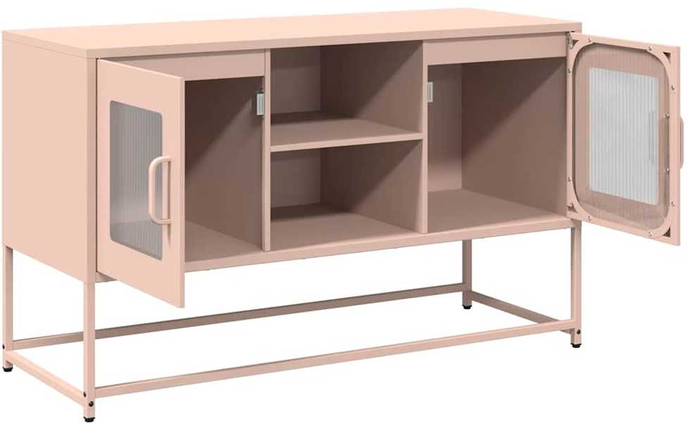 TV staliukas Televizoriaus spintelė, rožinė, 100,5x39x60,5cm, plienas
