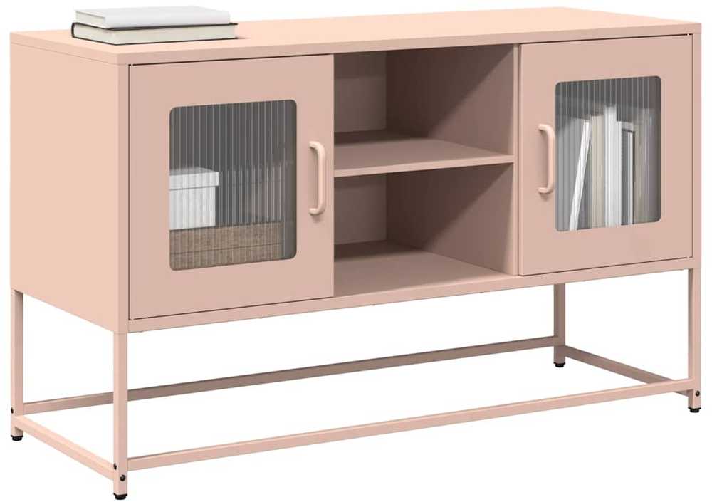 TV staliukas Televizoriaus spintelė, rožinė, 100,5x39x60,5cm, plienas
