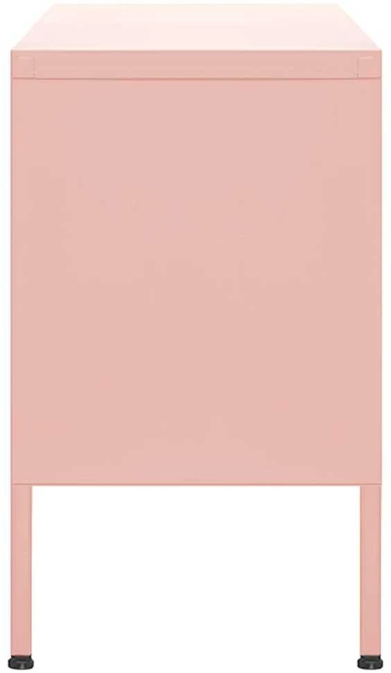 TV staliukas Televizoriaus spintelė, rožinė, 105x35x50cm, plienas