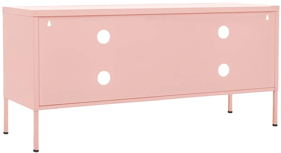 TV staliukas Televizoriaus spintelė, rožinė, 105x35x50cm, plienas