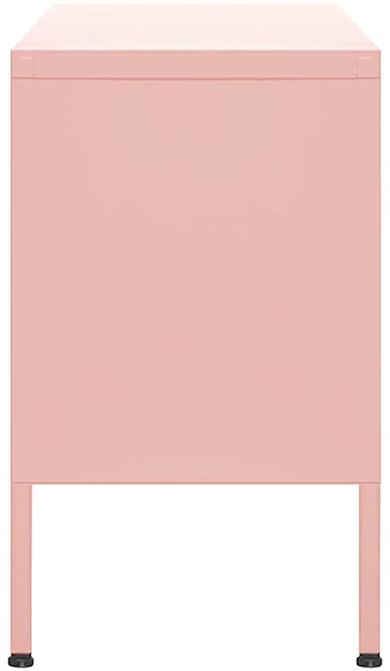 TV staliukas Televizoriaus spintelė, rožinė, 105x35x50cm, plienas