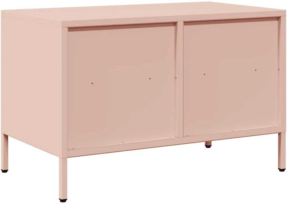 TV staliukas Televizoriaus spintelė, rožinės, 68x39x43,5cm, plienas