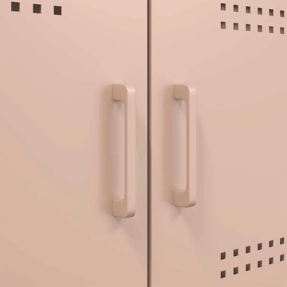 TV staliukas Televizoriaus spintelė, rožinės spalvos, 68x39x50,5cm, plienas
