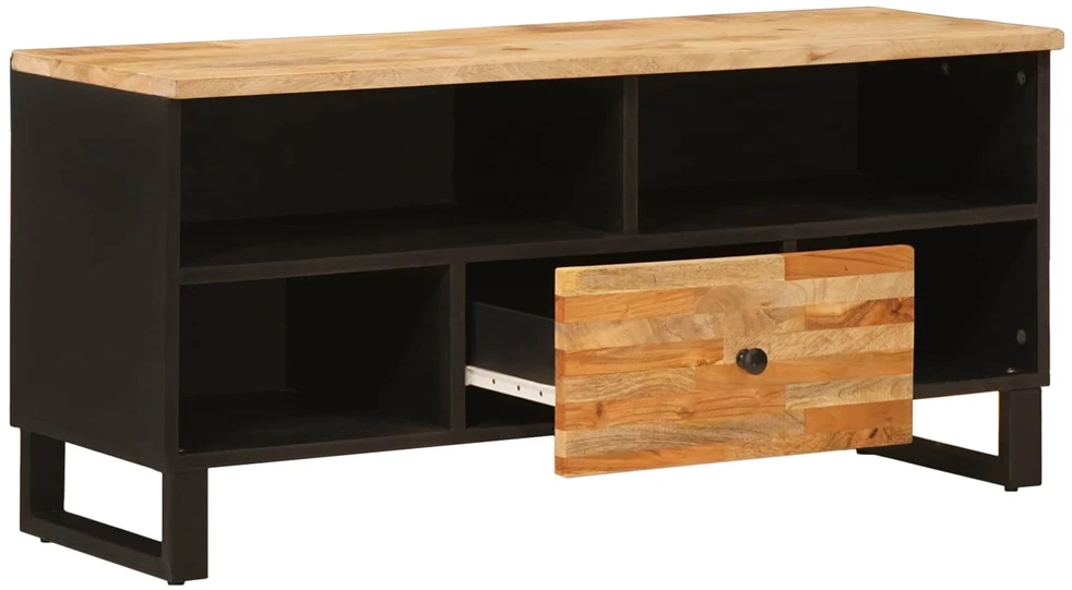 Televizoriaus spintelė Ruda 100 x 33 x 46 cm Kietas mango medis
