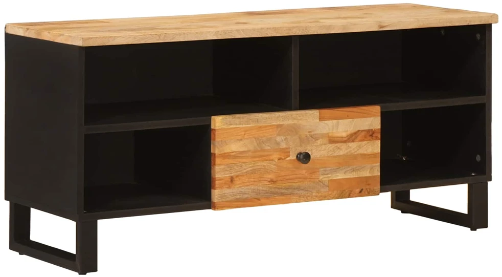 Televizoriaus spintelė Ruda 100 x 33 x 46 cm Kietas mango medis