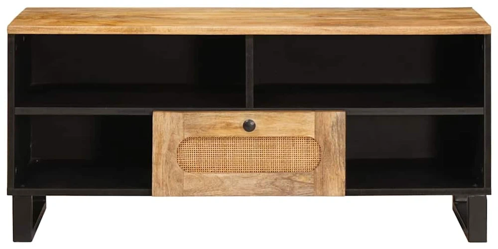 Televizoriaus spintelė Ruda 100 x 33 x 46 cm Kietas mango medis