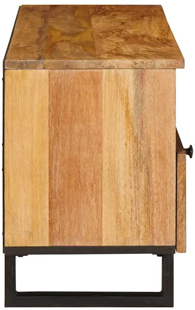 Televizoriaus spintelė Ruda 100 x 33 x 46 cm Kietas mango medis