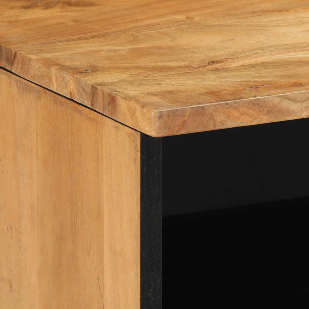 Televizoriaus spintelė Solid Acacia Wood 100 x 33 x 46 cm