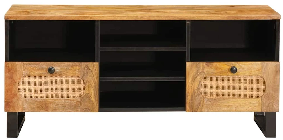 Televizoriaus spintelė Ruda 100 x 33 x 46 cm Kietas mango medis