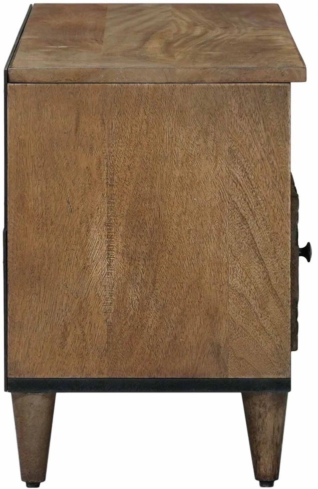Televizoriaus spintelė Ruda 100 x 33 x 46 cm Kietas mango medis