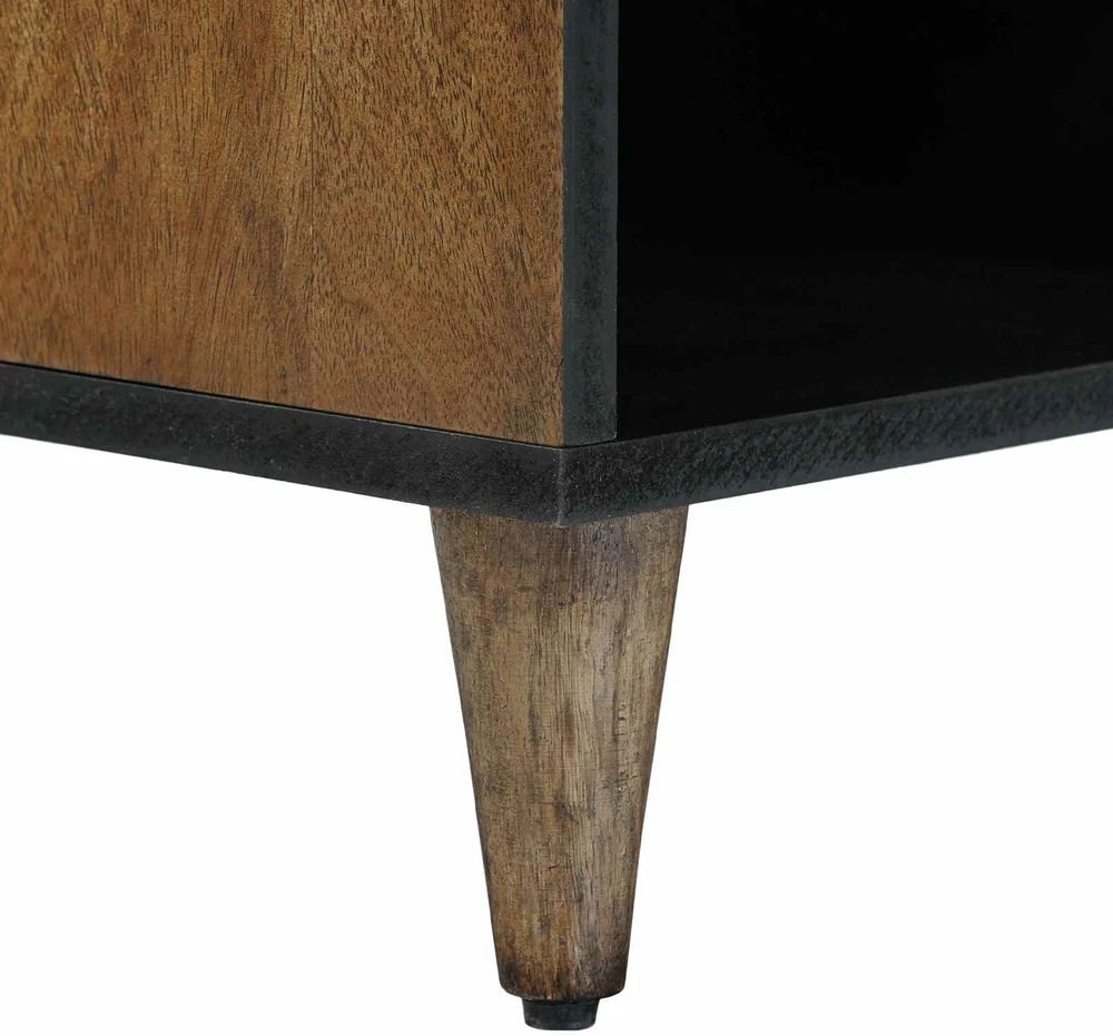 Televizoriaus spintelė Ruda 100 x 33 x 46 cm Kietas mango medis
