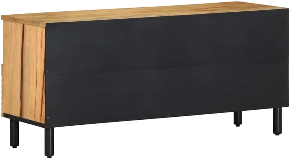 televizoriaus spintelė Ruda 100x33x46 cm Medžio masyvo Mango