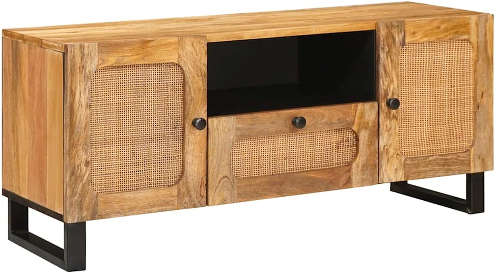 Televizoriaus spintelė Ruda 105 x 33 x 46 cm Kietas mango medis