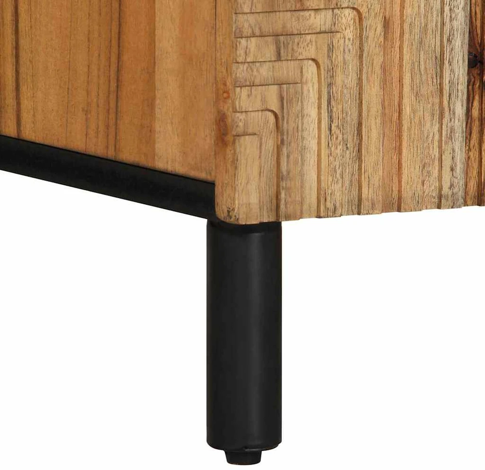 Televizoriaus spintelė Solid Acacia Wood 105 x 33 x 46 cm