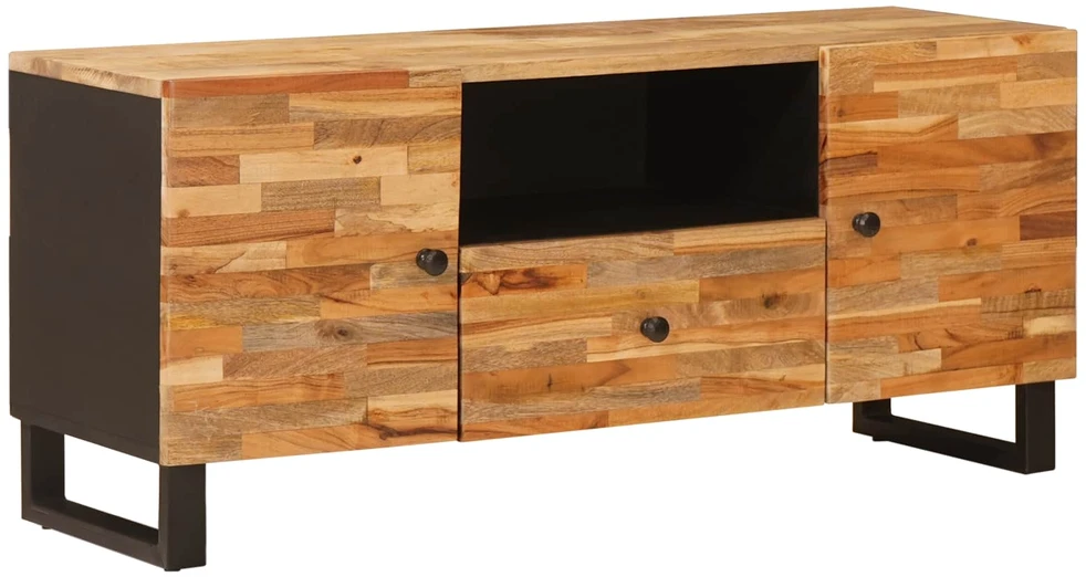 Televizoriaus spintelė Ruda 105 x 33 x 46 cm Kietas mango medis