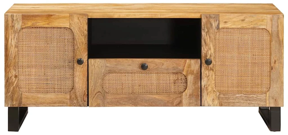Televizoriaus spintelė Ruda 105 x 33 x 46 cm Kietas mango medis