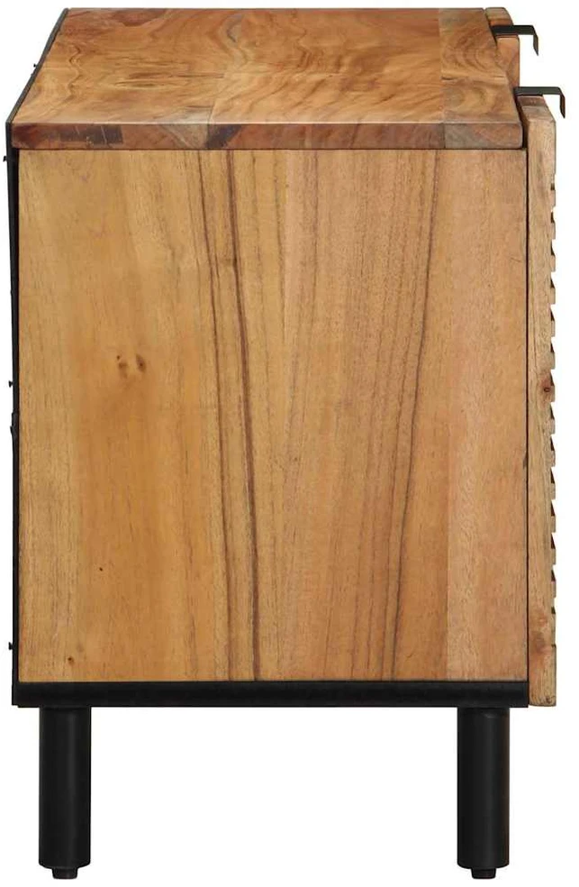 Televizoriaus spintelė Solid Acacia Wood 105 x 33 x 46 cm