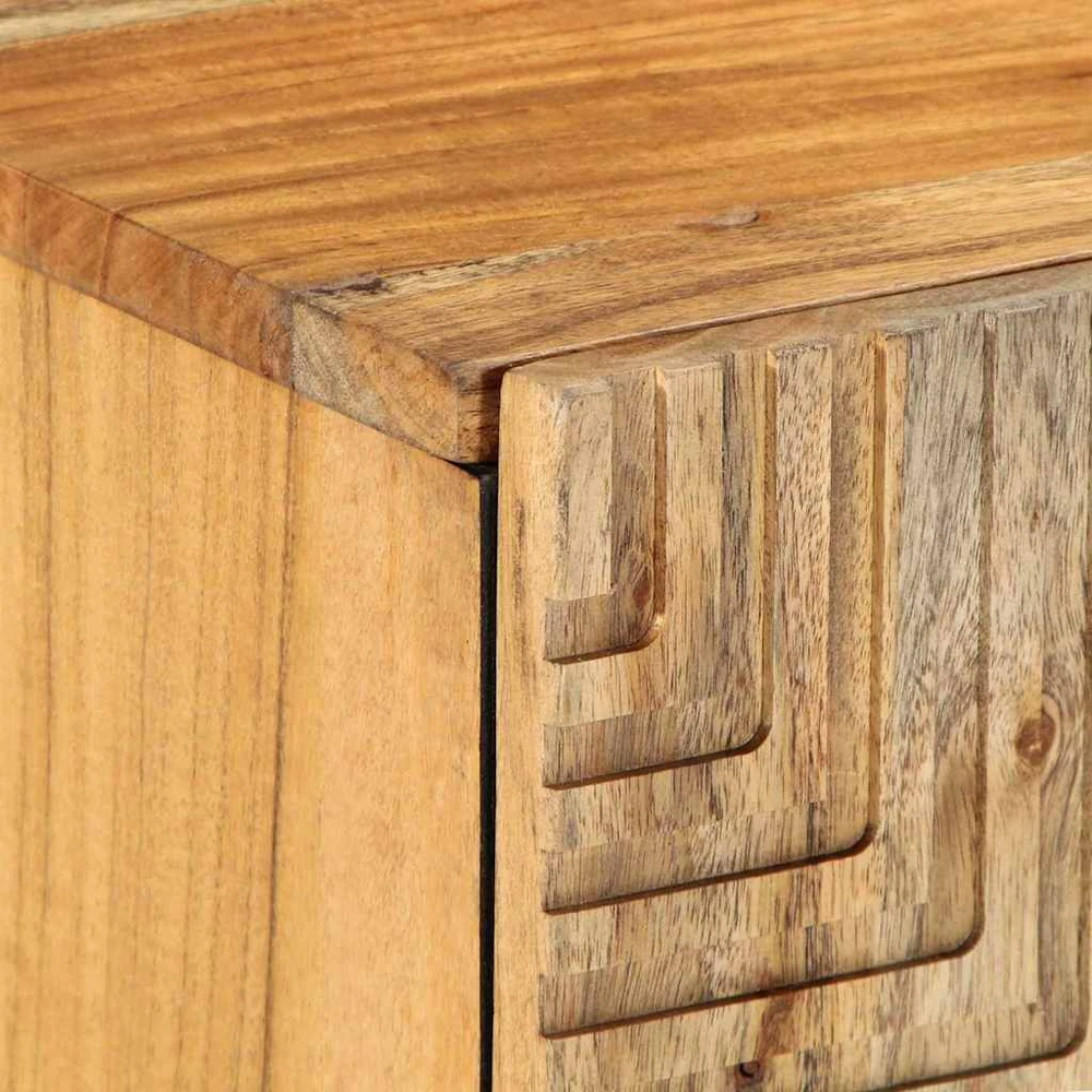 Televizoriaus spintelė Solid Acacia Wood 105 x 33 x 46 cm