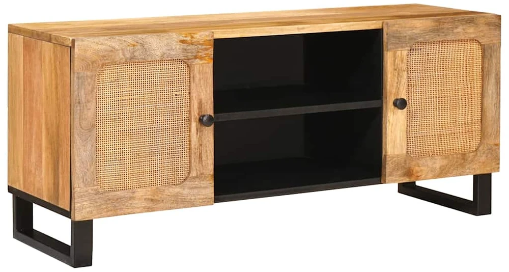 Televizoriaus spintelė Ruda 105 x 33 x 46 cm Kietas mango medis